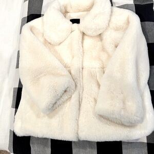 White Fur Coat, Size 6x